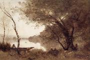 Le Batelier de Mortefontaine Corot Camille